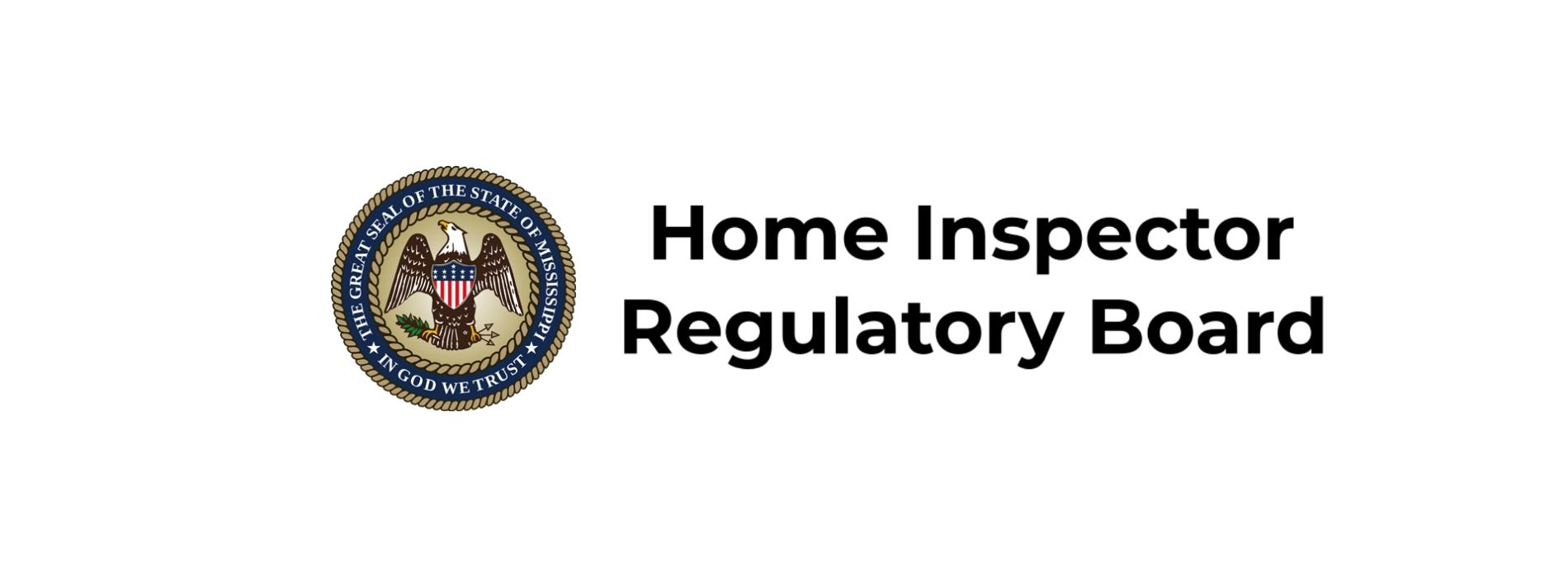 Home Inspector Regulatory Board Home Page Image